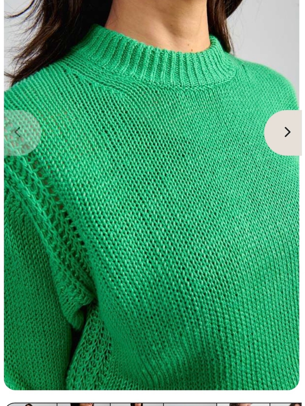 NWOT 100% Linen APIECE APART Helmi Crewneck Knit Coral Red Sweater, Small - Picture 5 of 16